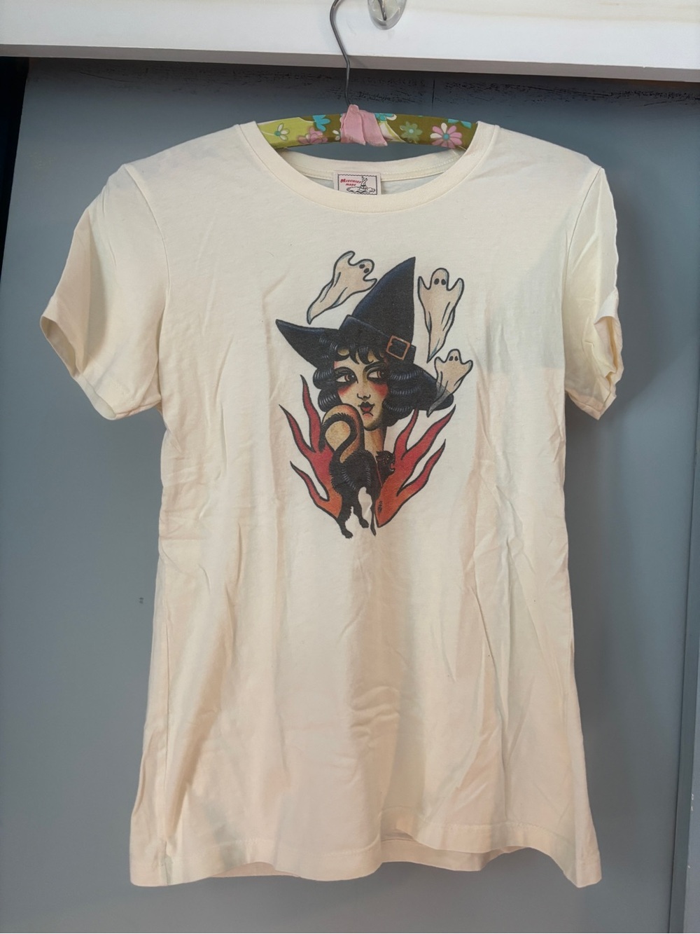 Mischief Made Halloween Witch Graphic Tee with Ghosts